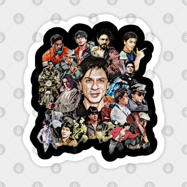 Shahrukh Khan Movie design Sticker by SAN ART STUDIO 